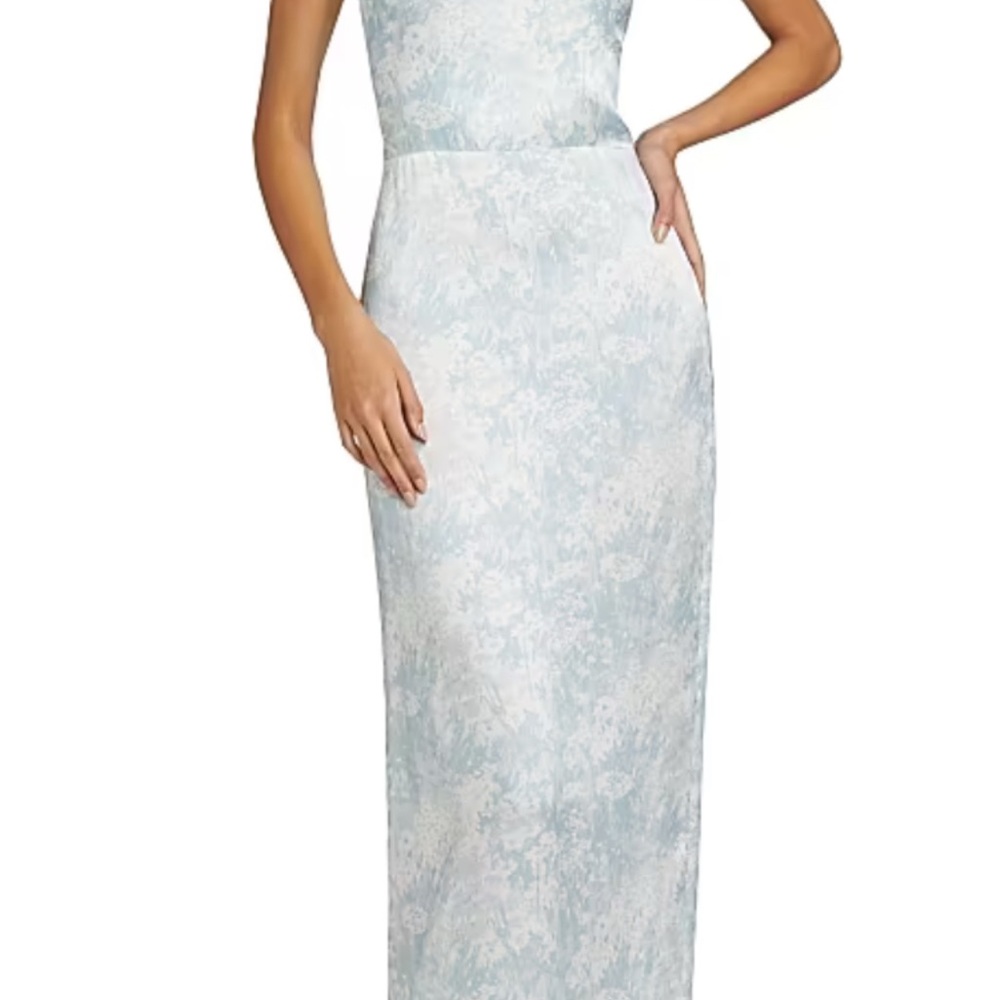 Frankie Floral Blue Dress- Idyllic - Picture 2 of 5